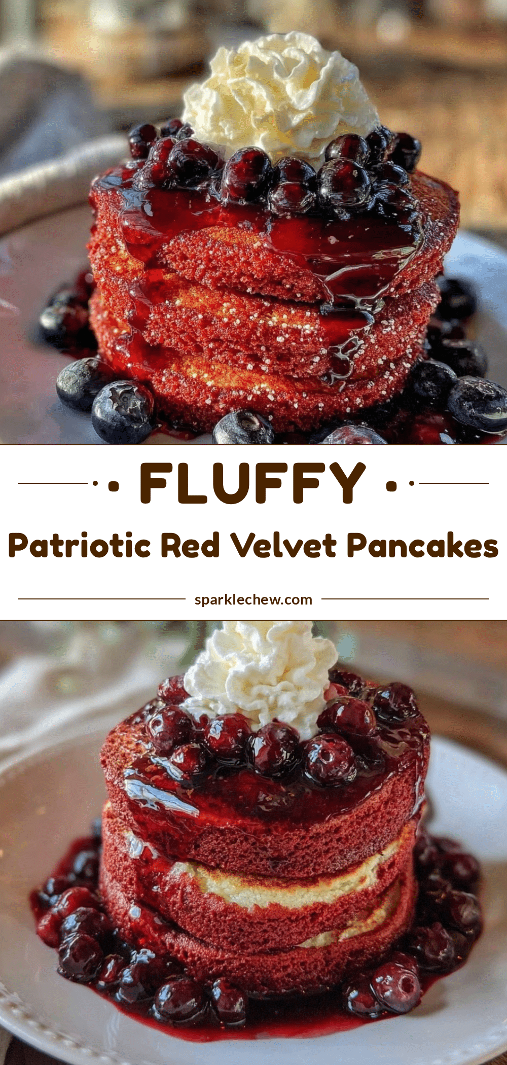 patriotic red velvet pancakes recipe