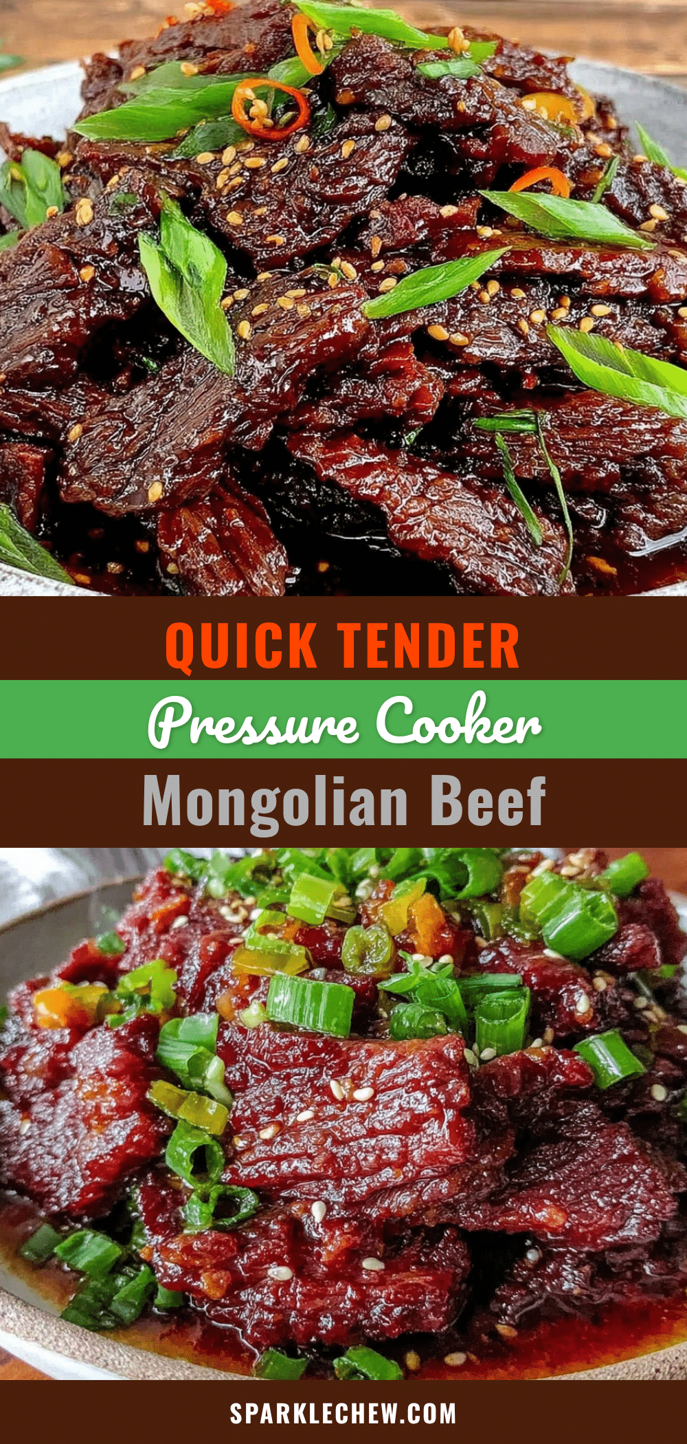 pressure cooker mongolian beef recipe