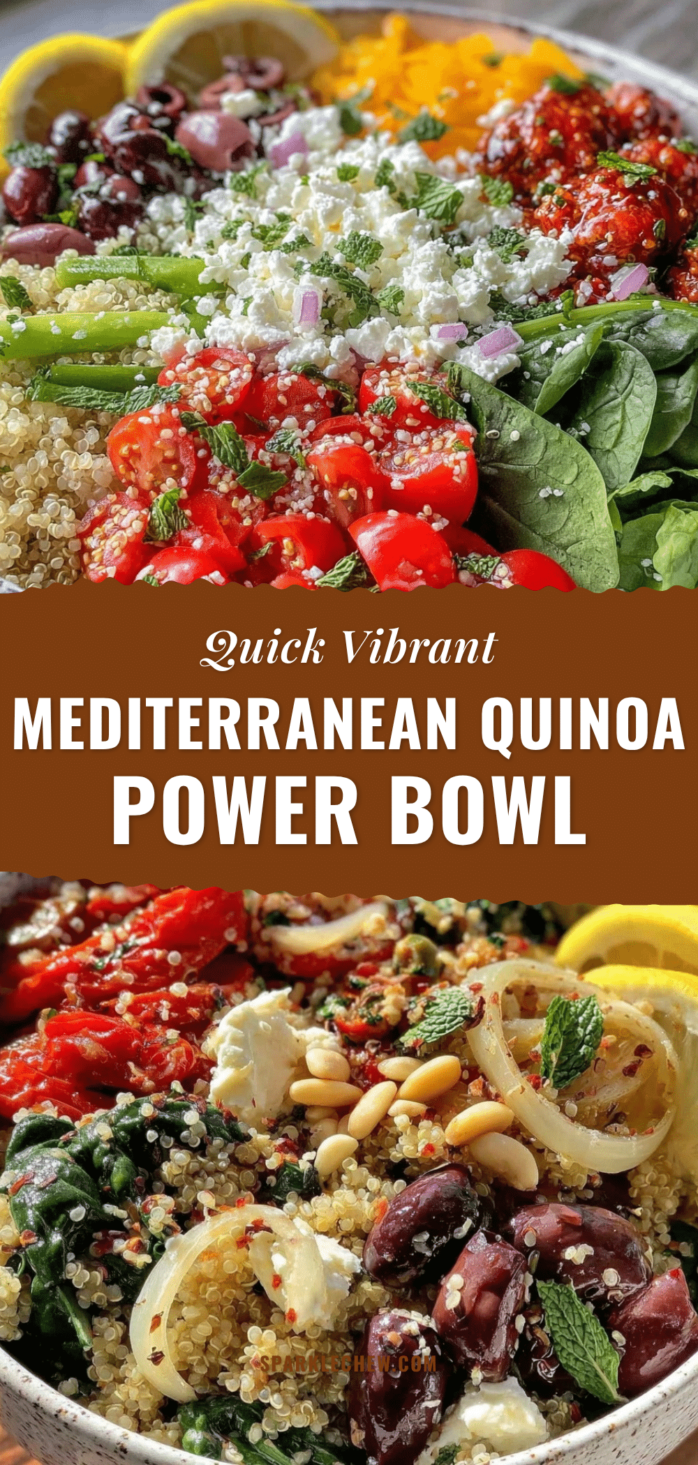 Quick Mediterranean Quinoa Power Bowl recipe