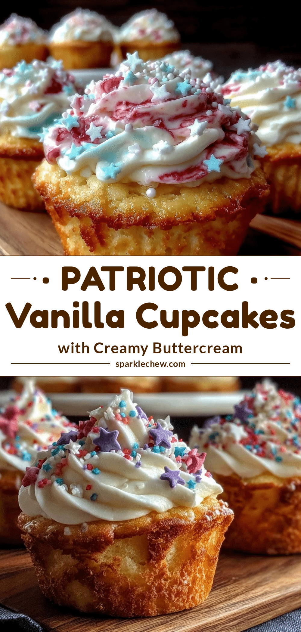 stars and stripes vanilla cupcakes recipe