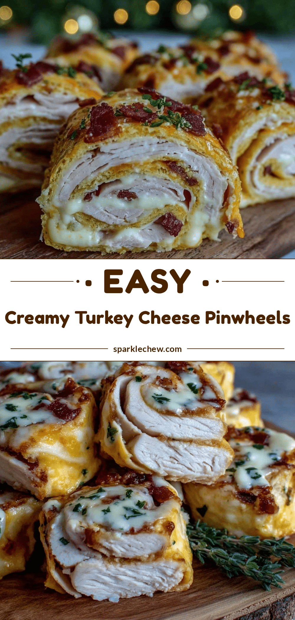 turkey and cheese pinwheels recipe