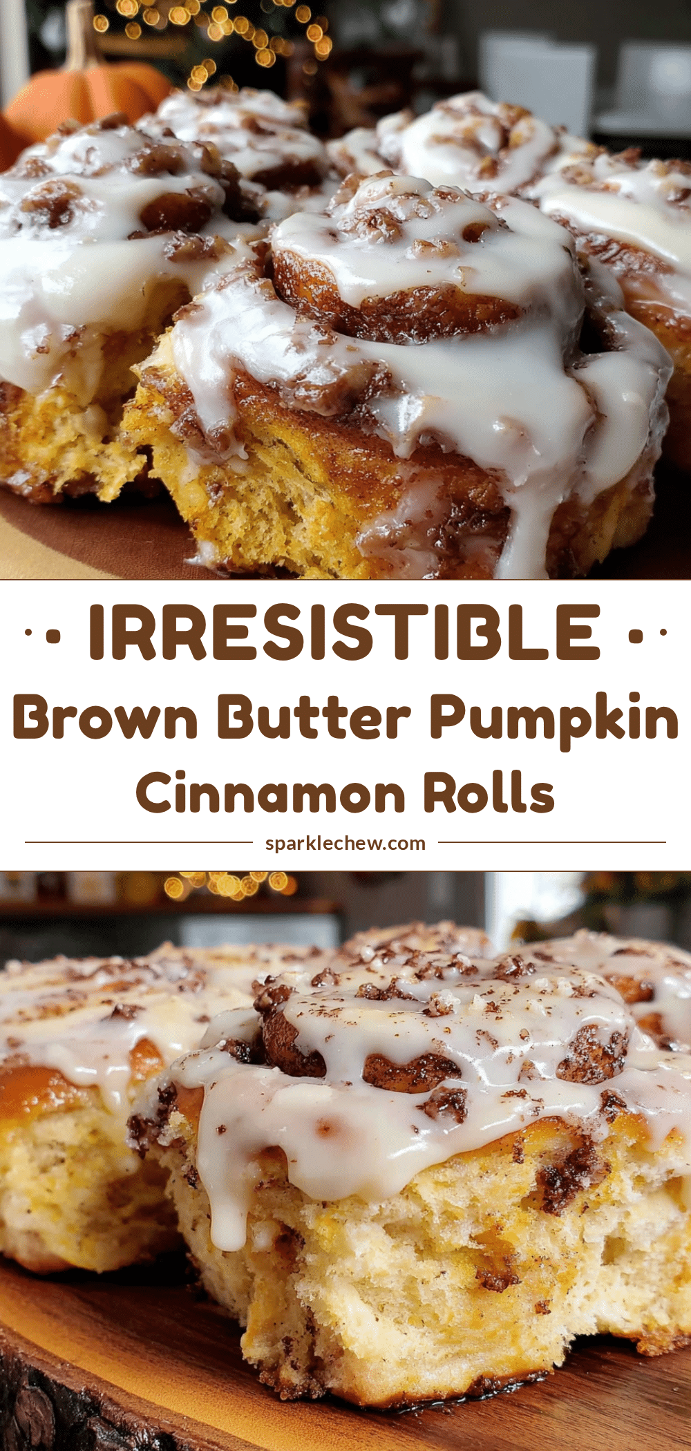 brown butter pumpkin cinnamon rolls recipe