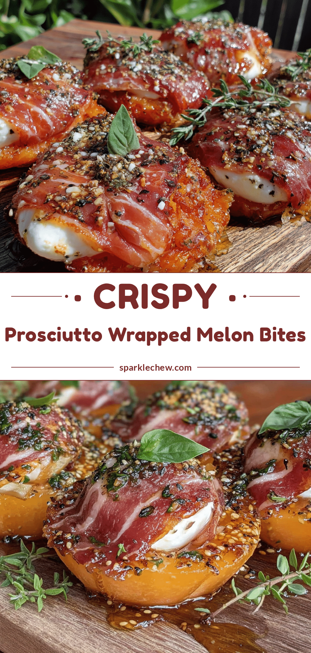 crispy prosciutto wrapped melon recipe