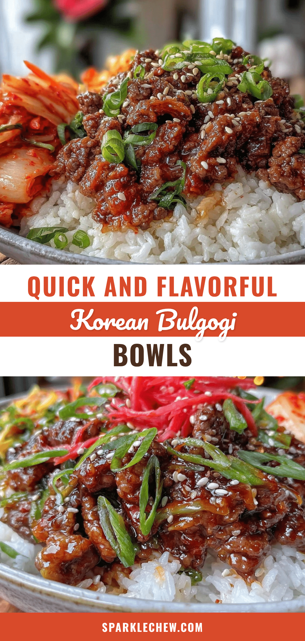 ground beef korean bulgogi bowls recipe