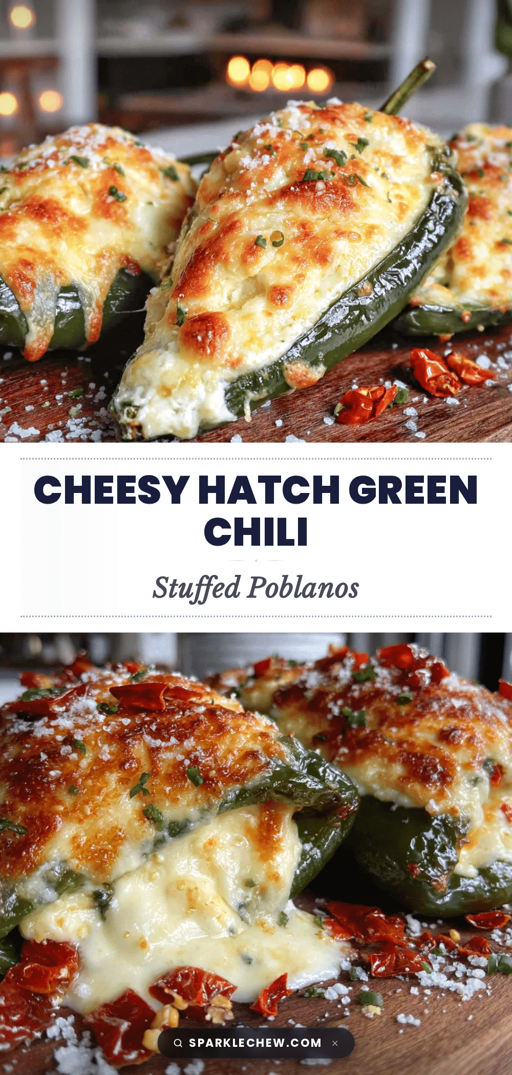hatch green chili cheese stuffed poblano peppers recipe