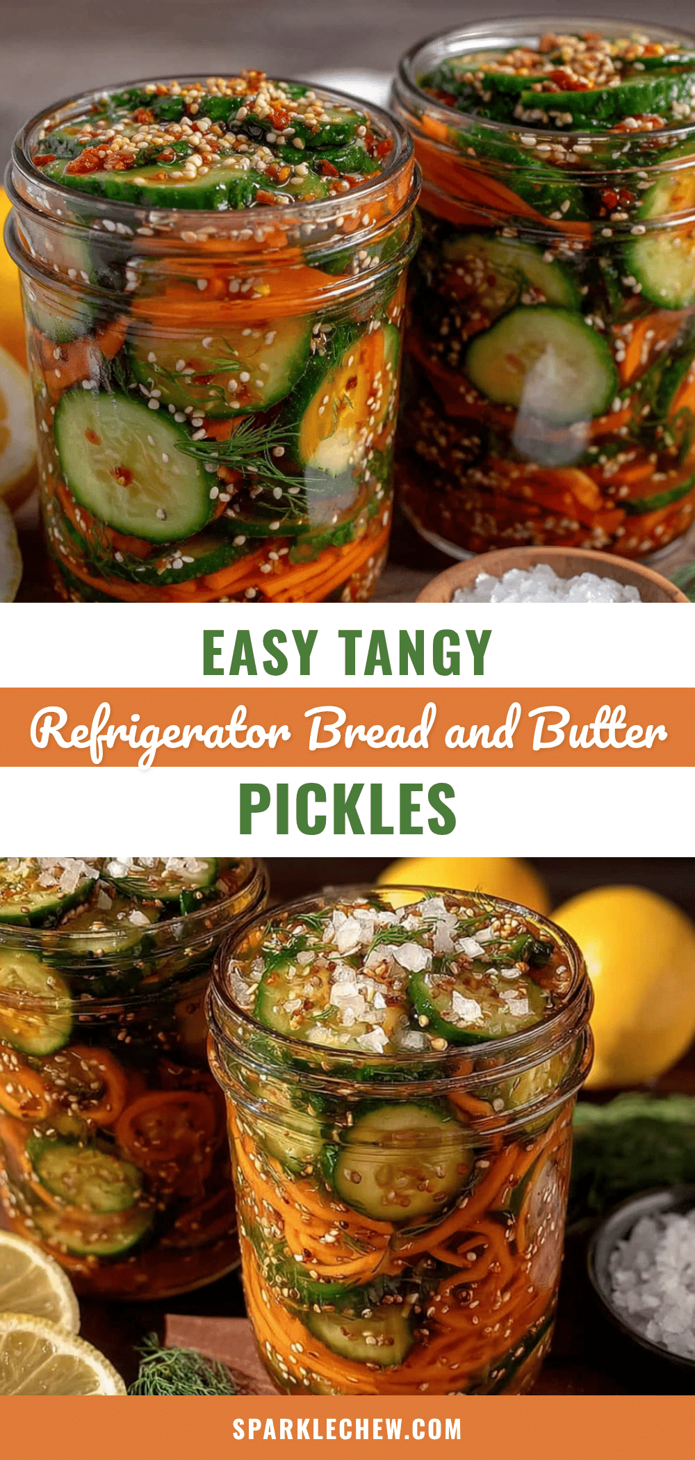 refrigerator bread and butter pickles recipe