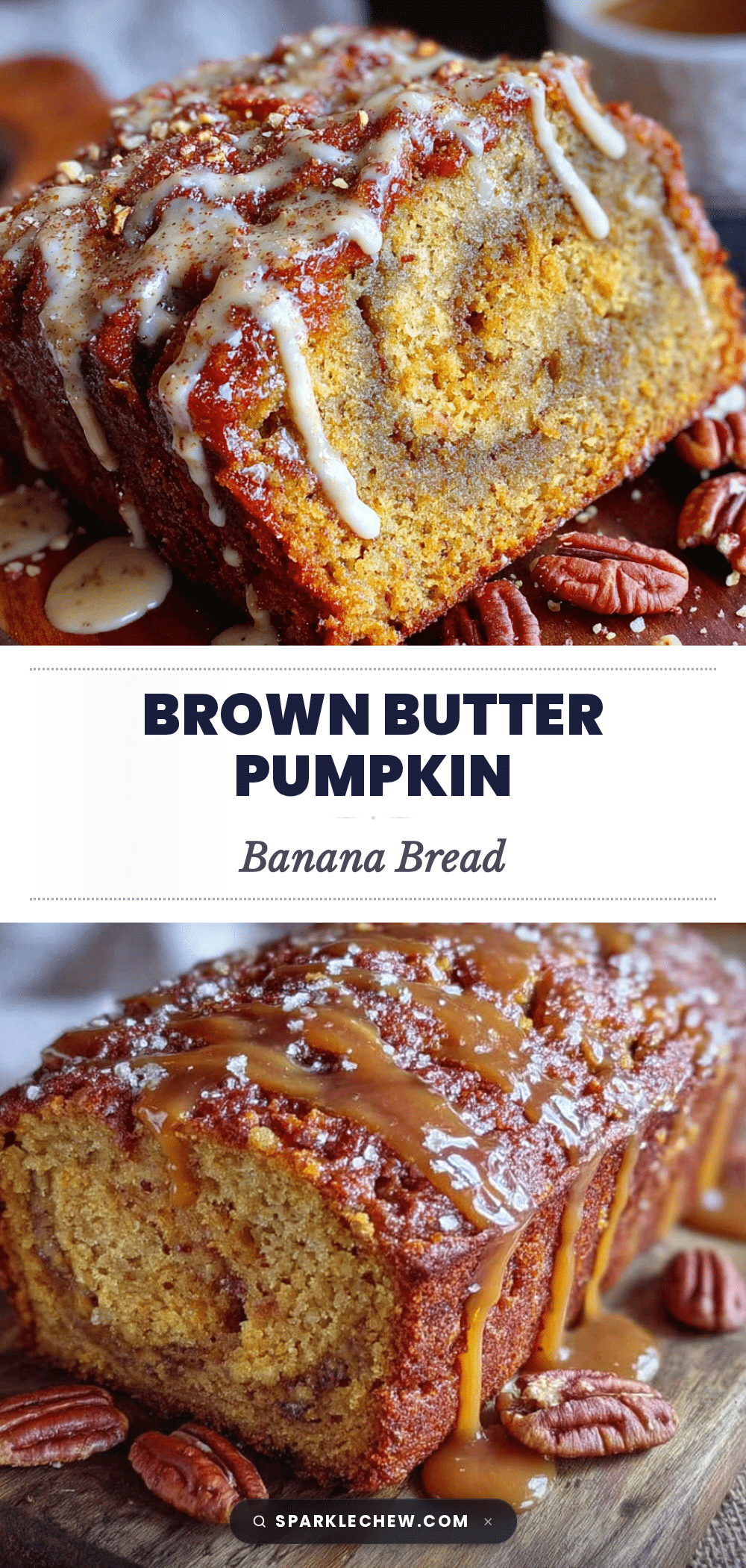 brown butter pumpkin banana bread recipe