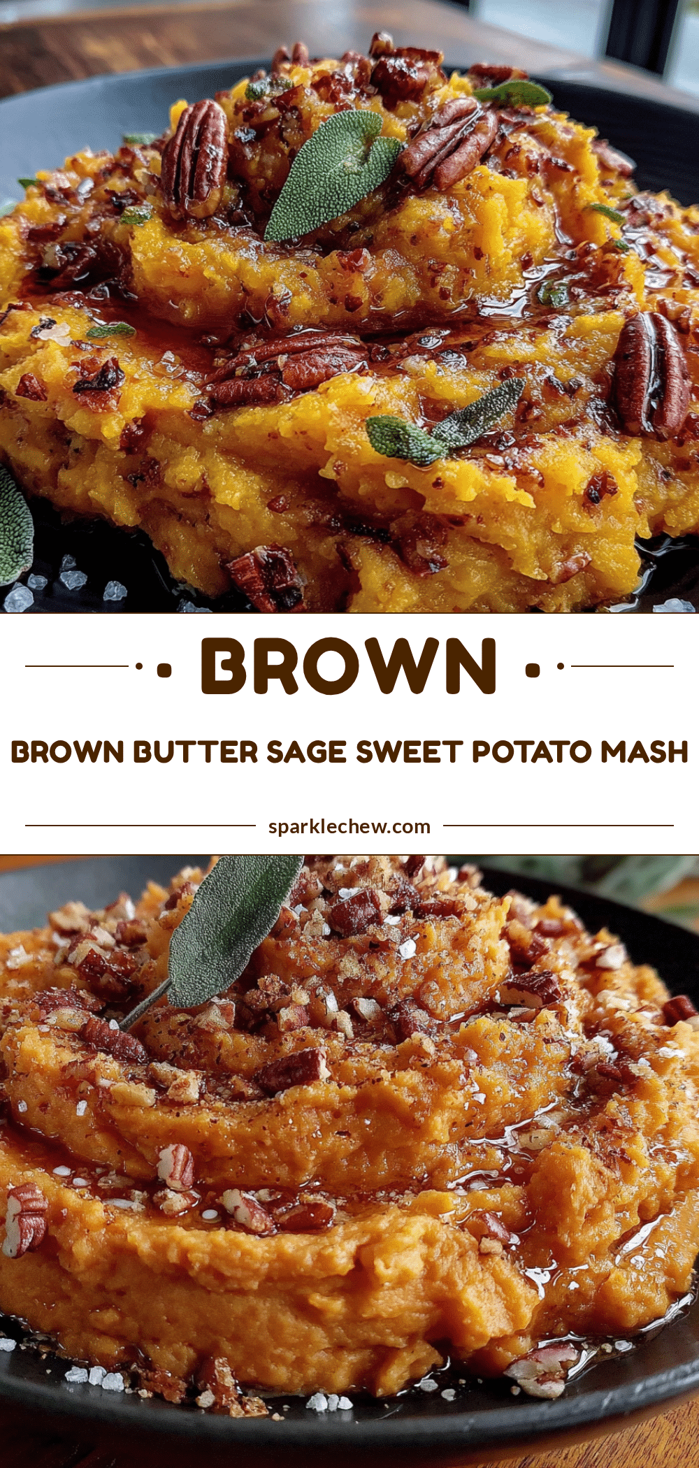 brown butter sage mashed sweet potatoes recipe