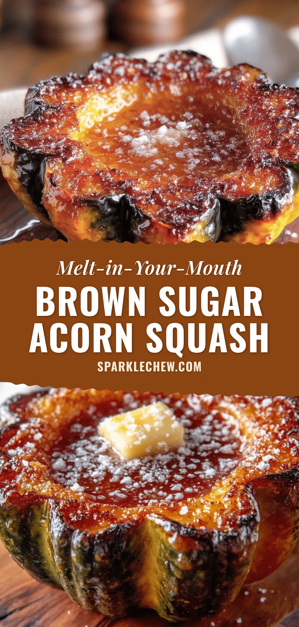 brown sugar roasted acorn squash recipe