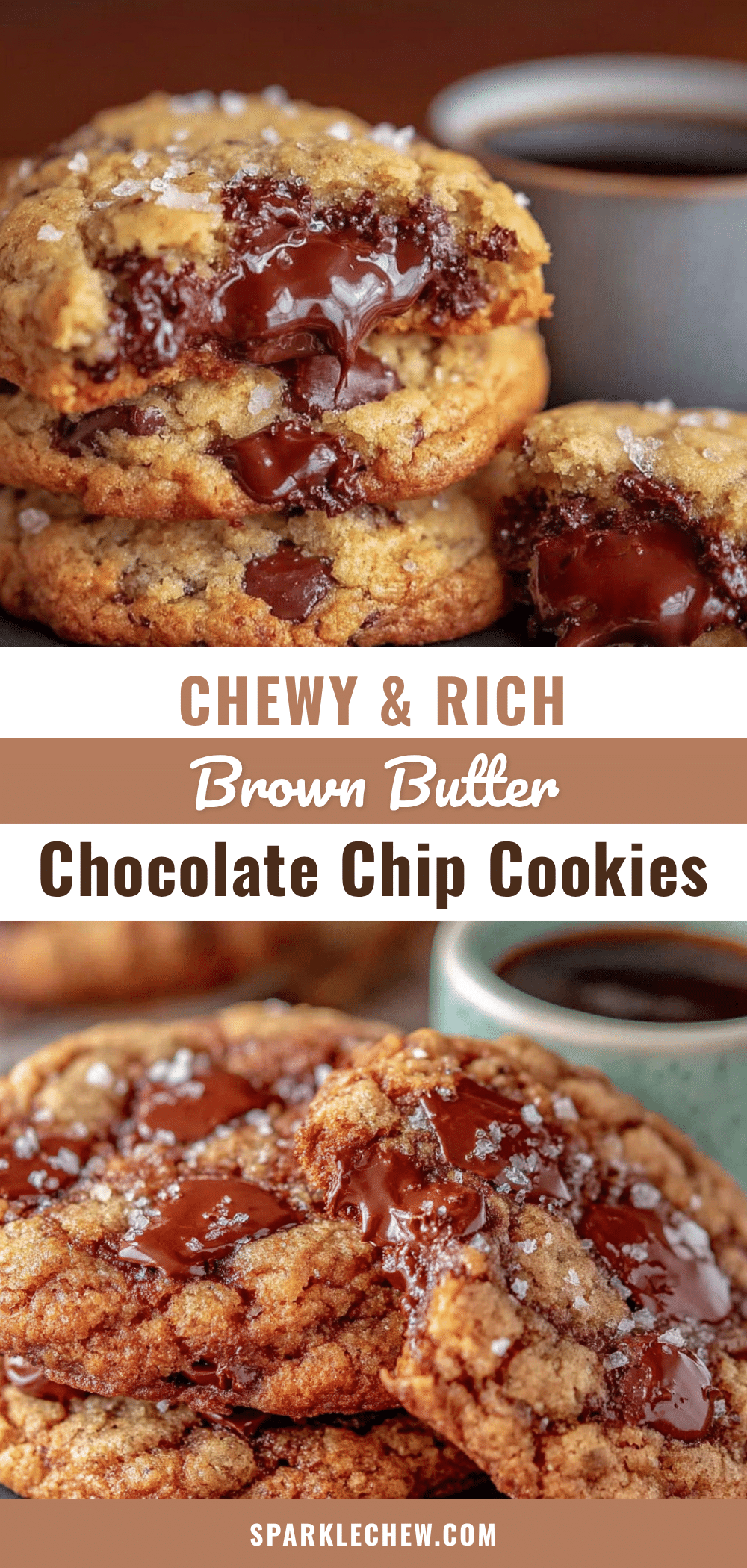 chewy brown butter chocolate chip cookies recipe