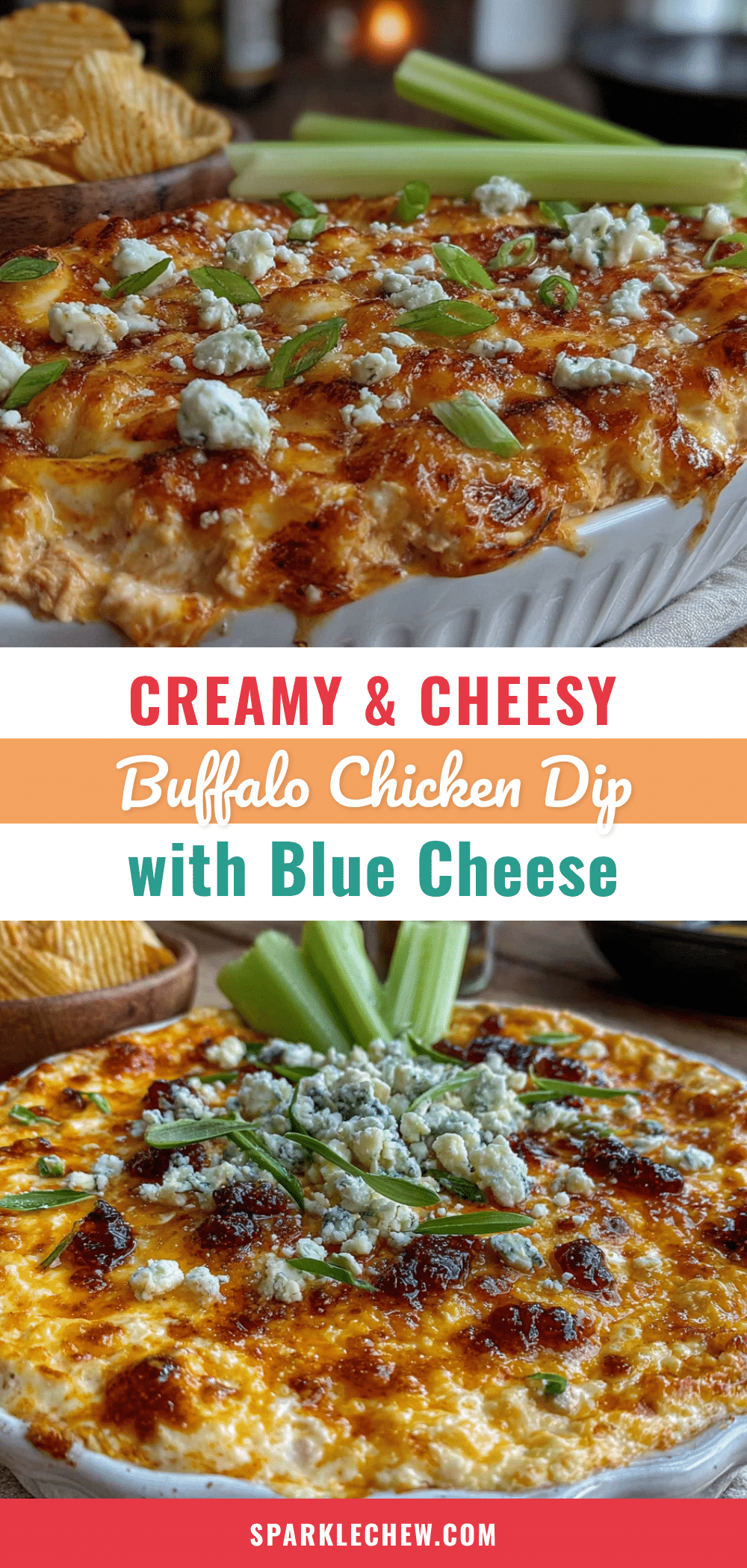 creamy buffalo chicken dip recipe
