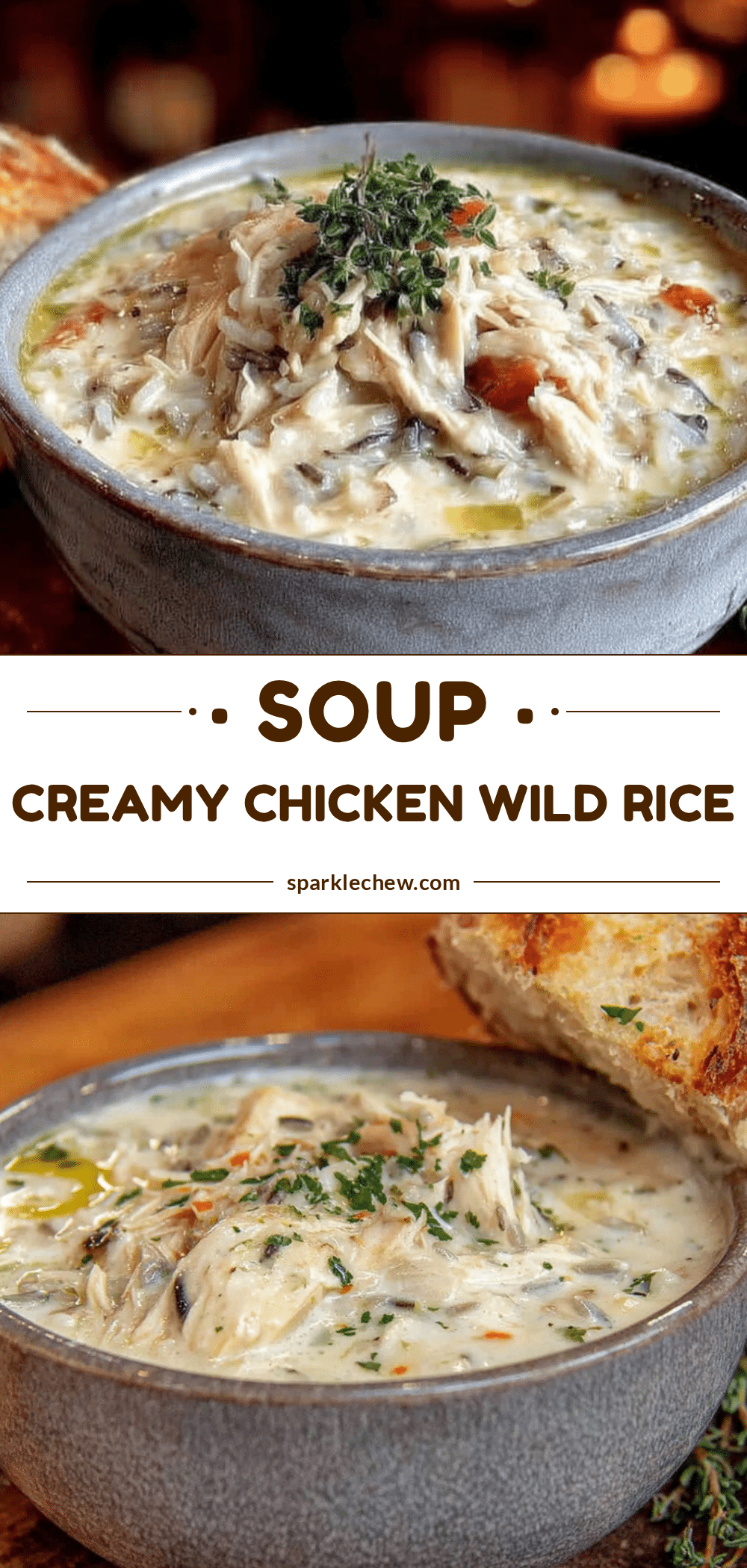 creamy chicken wild rice soup recipe
