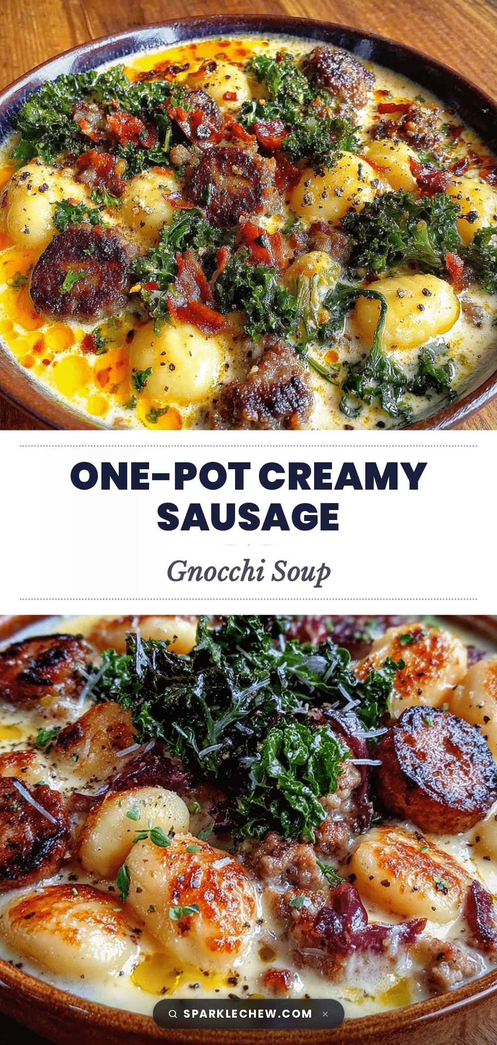 creamy one-pot sausage and gnocchi soup recipe