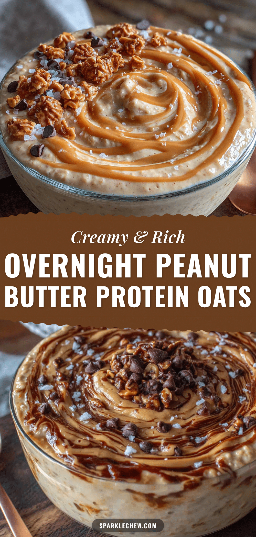 creamy overnight peanut butter protein oats recipe