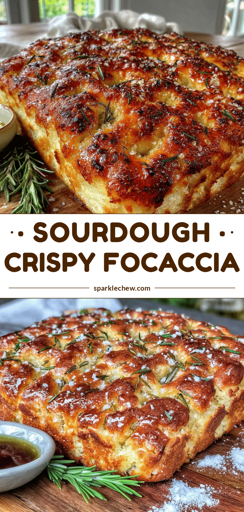 crispy sourdough discard focaccia recipe