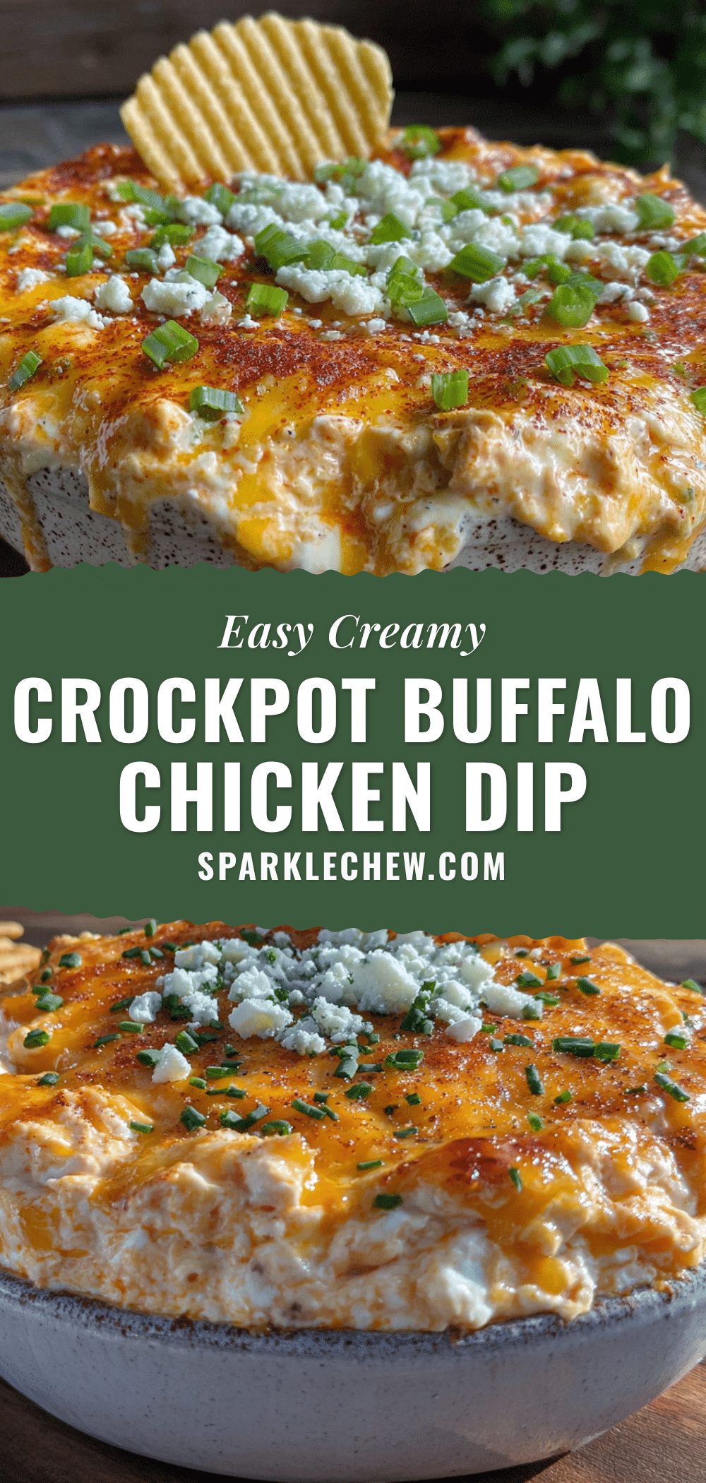 crockpot buffalo chicken dip recipe