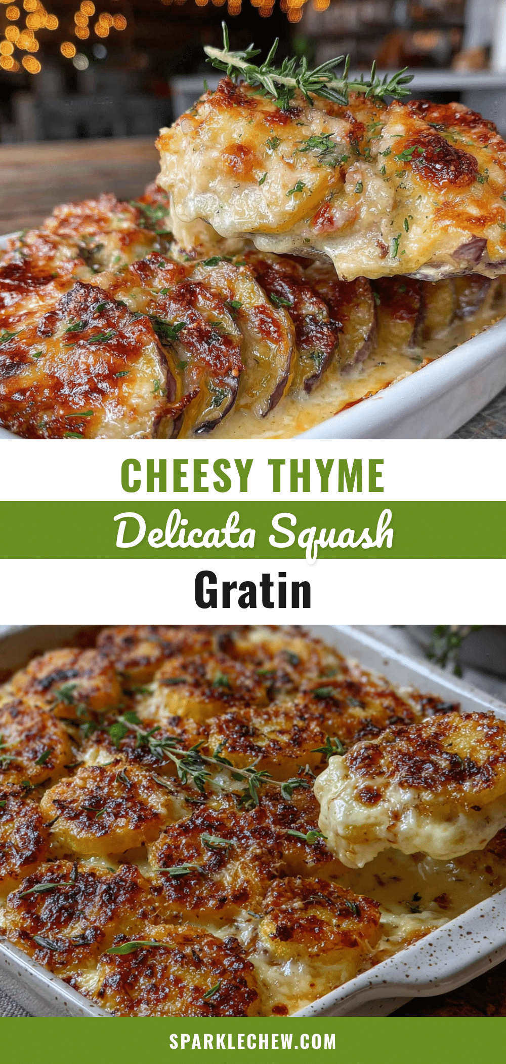 delicata squash gratin recipe