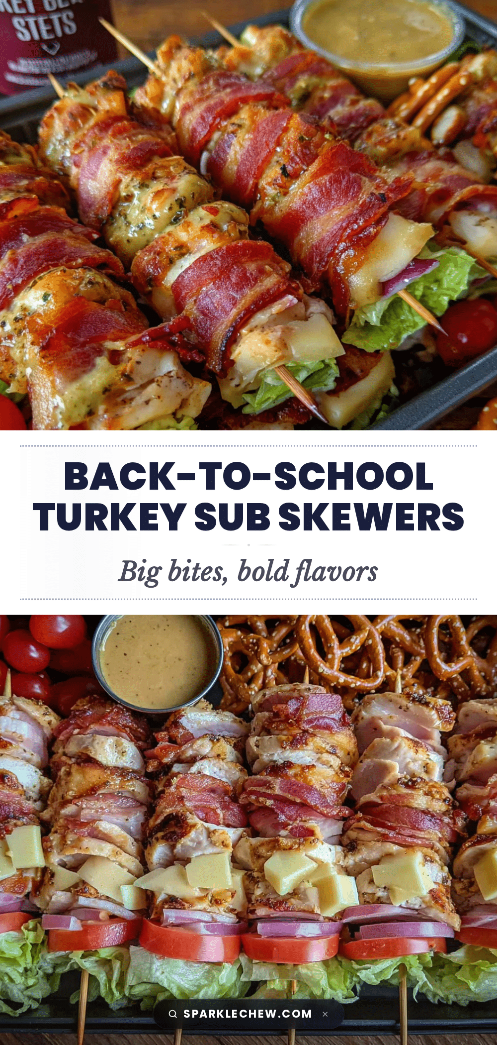 Easy Bento Box Turkey Sub Skewers recipe