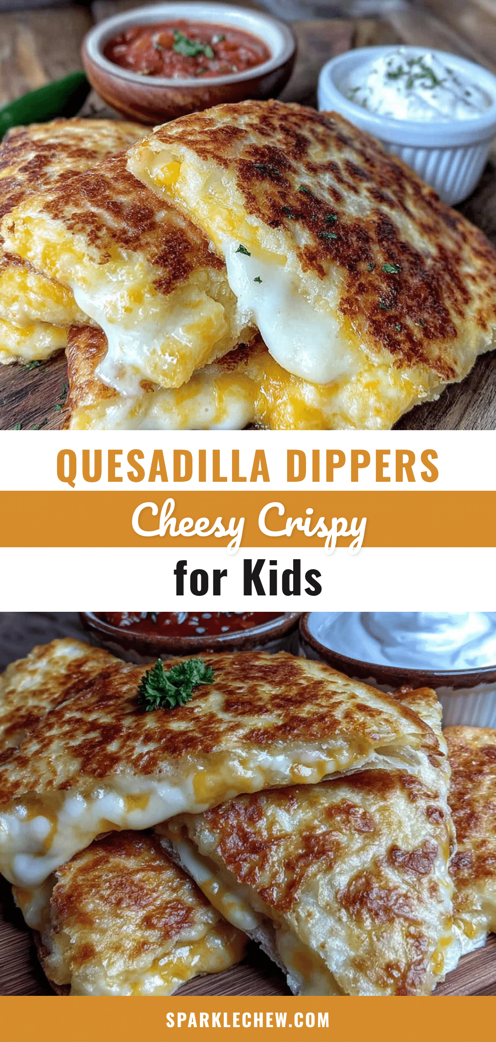 easy cheese quesadilla dippers for kids recipe