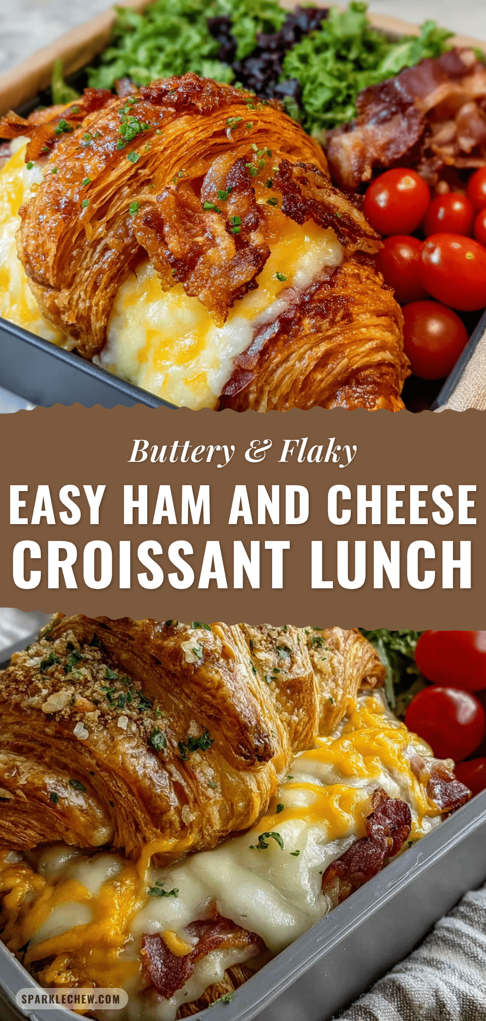 Easy Ham and Cheese Croissant Bento Box recipe