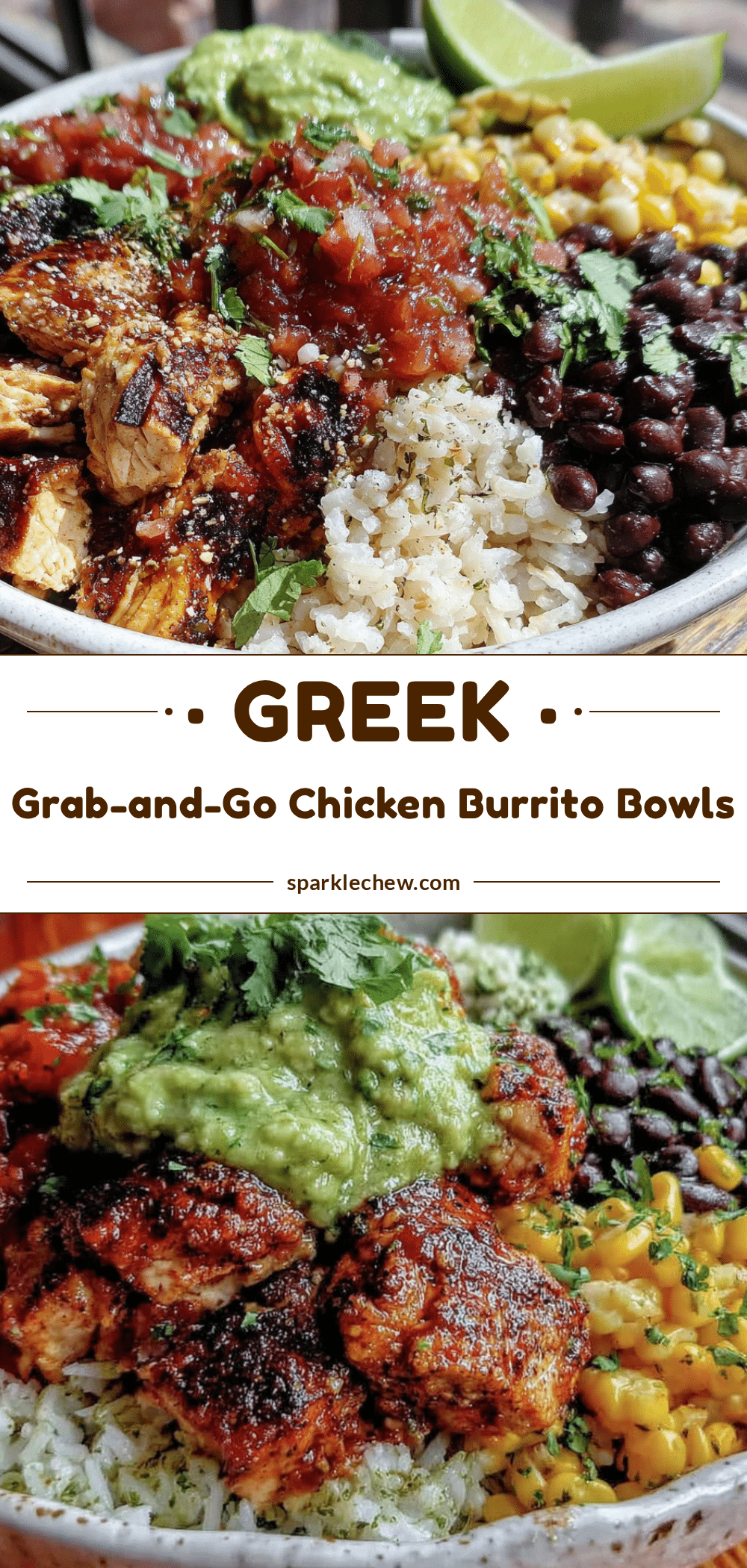 easy high school meal-prep chicken burrito bowls recipe