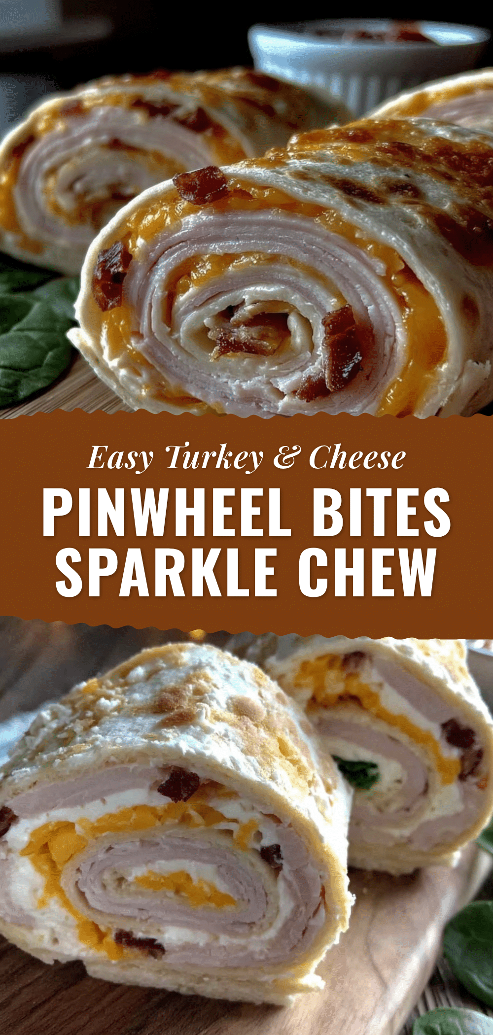 Easy Turkey & Cheese Pinwheel Lunchbox Roll-Ups recipe