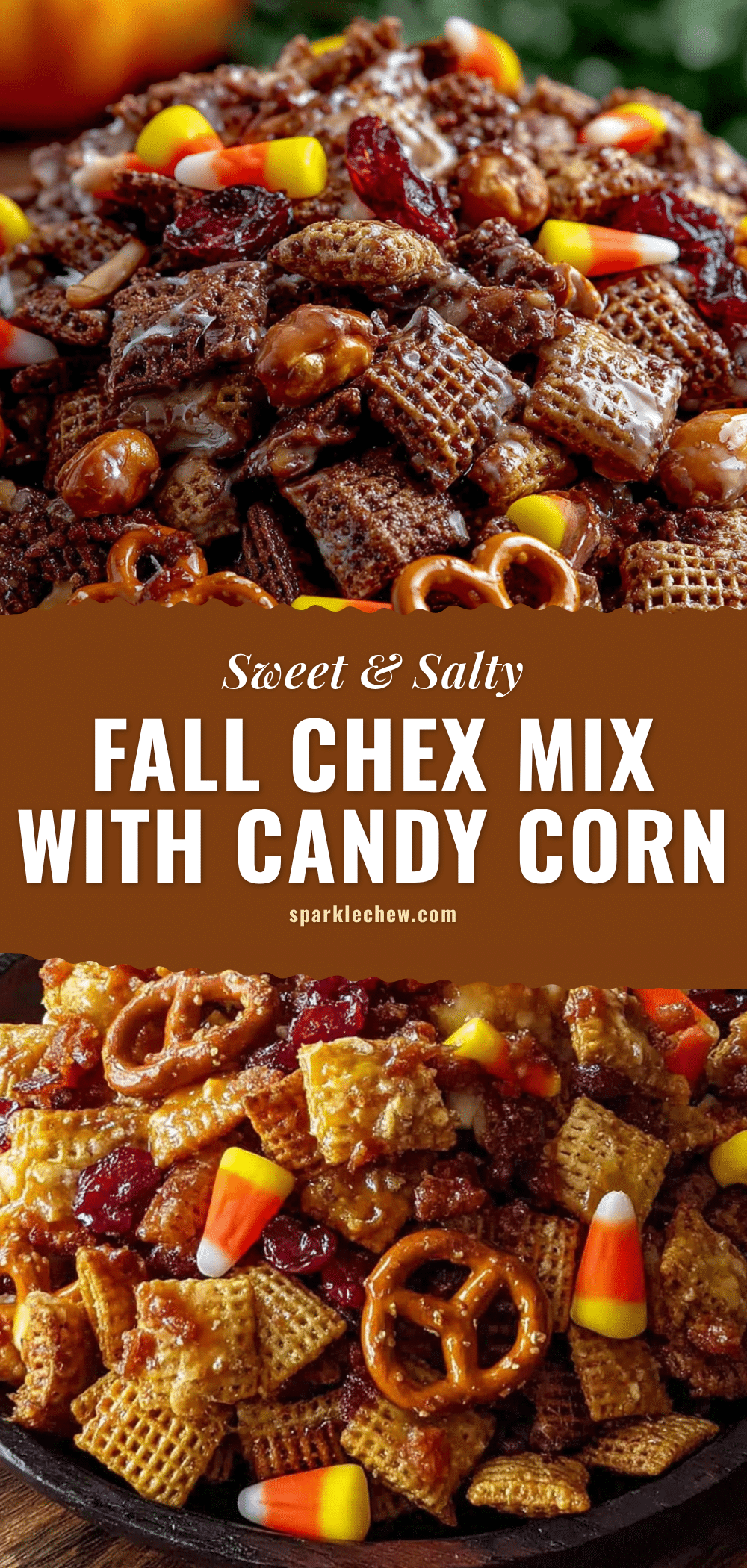 fall chex mix with candy corn recipe