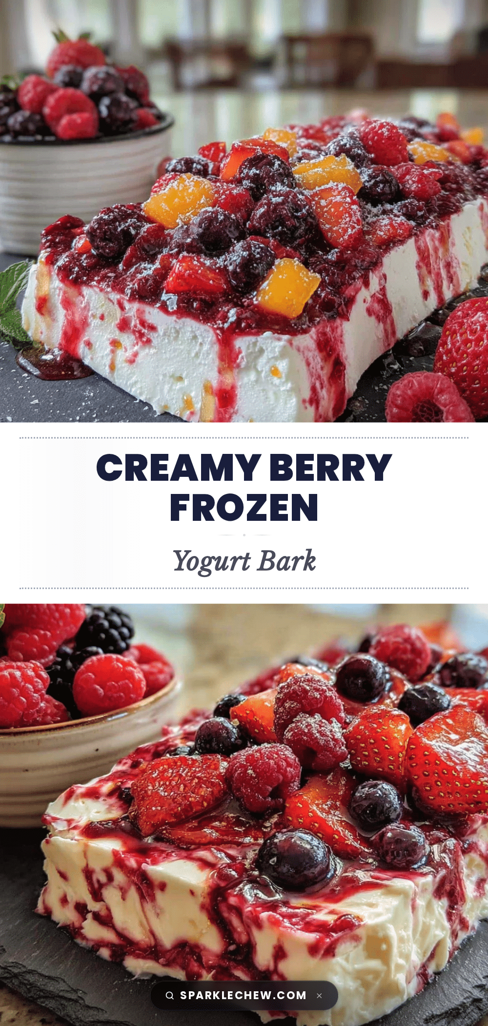 frozen yogurt bark recipe