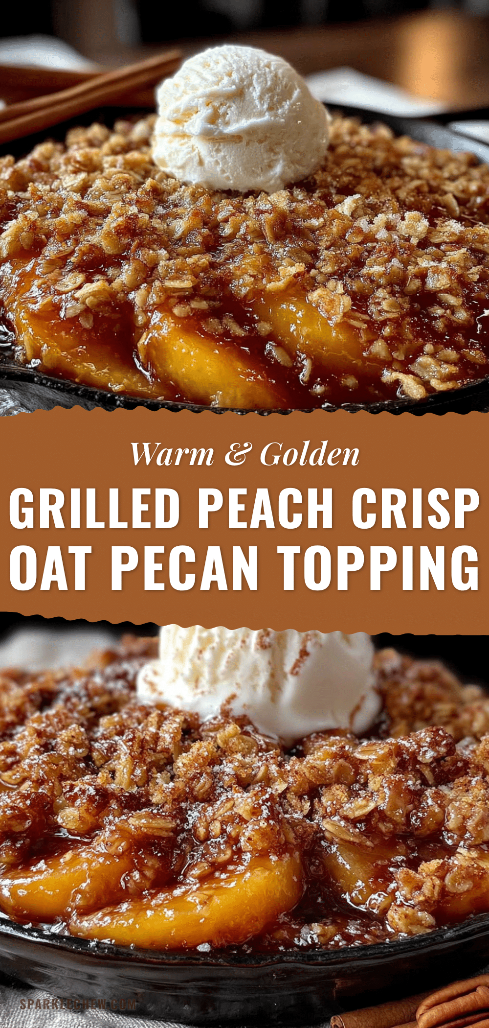 grilled peach crisp recipe