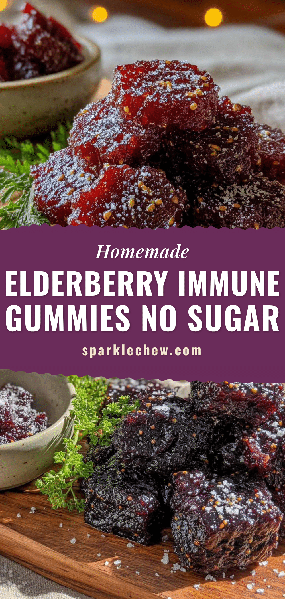 healthy elderberry immune gummies recipe