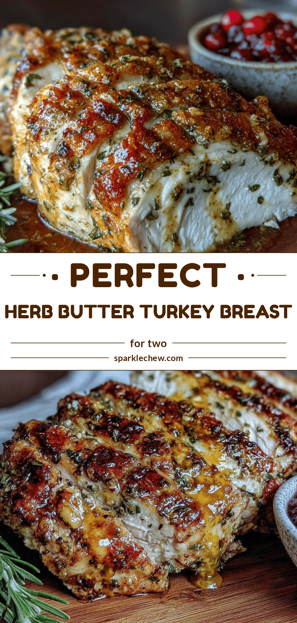 herb butter roasted turkey breast for two recipe