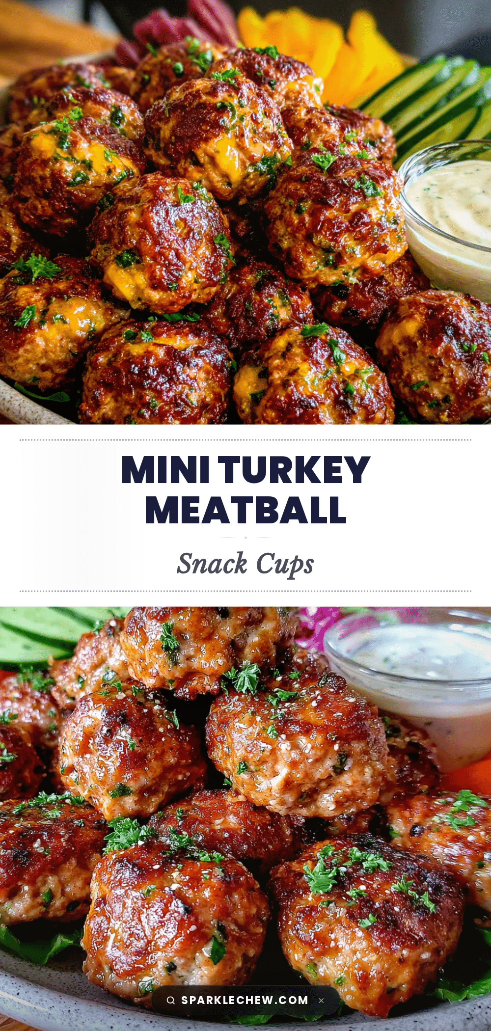 mini turkey meatball snack cups recipe