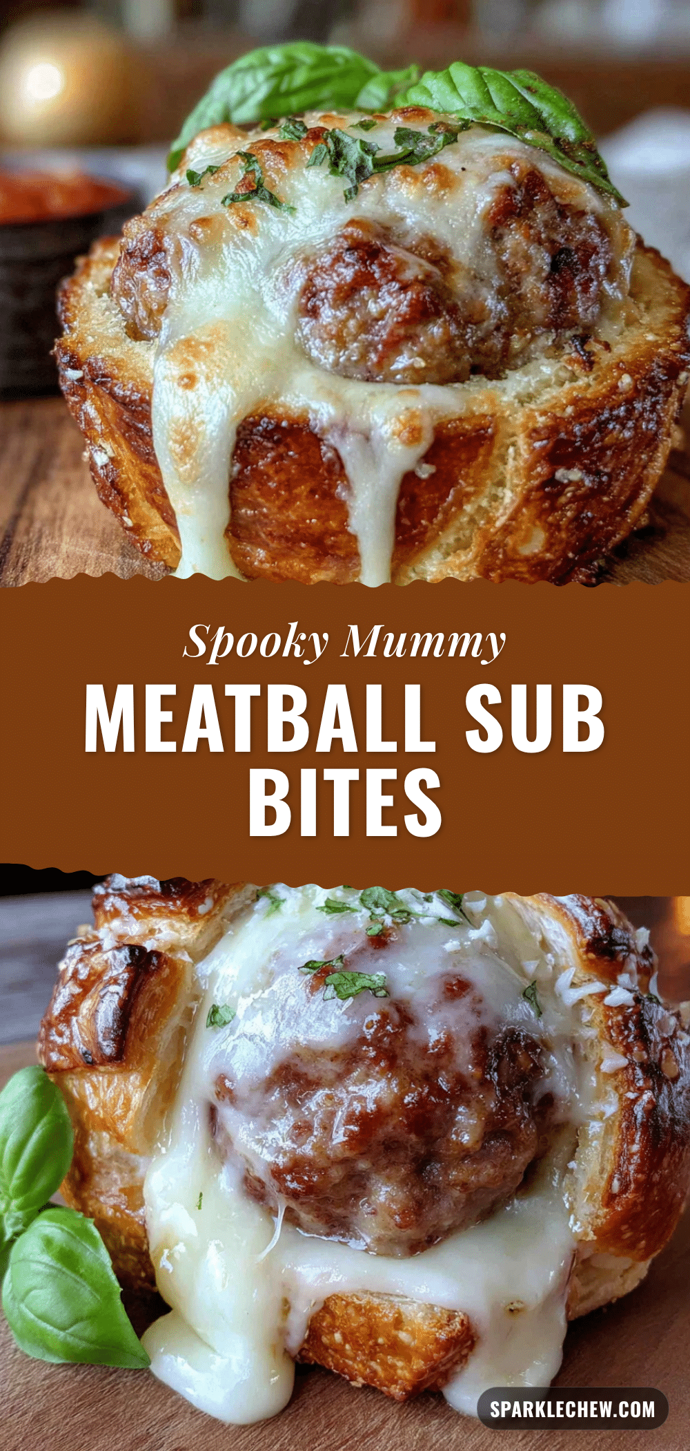 mummy meatball sub bites recipe
