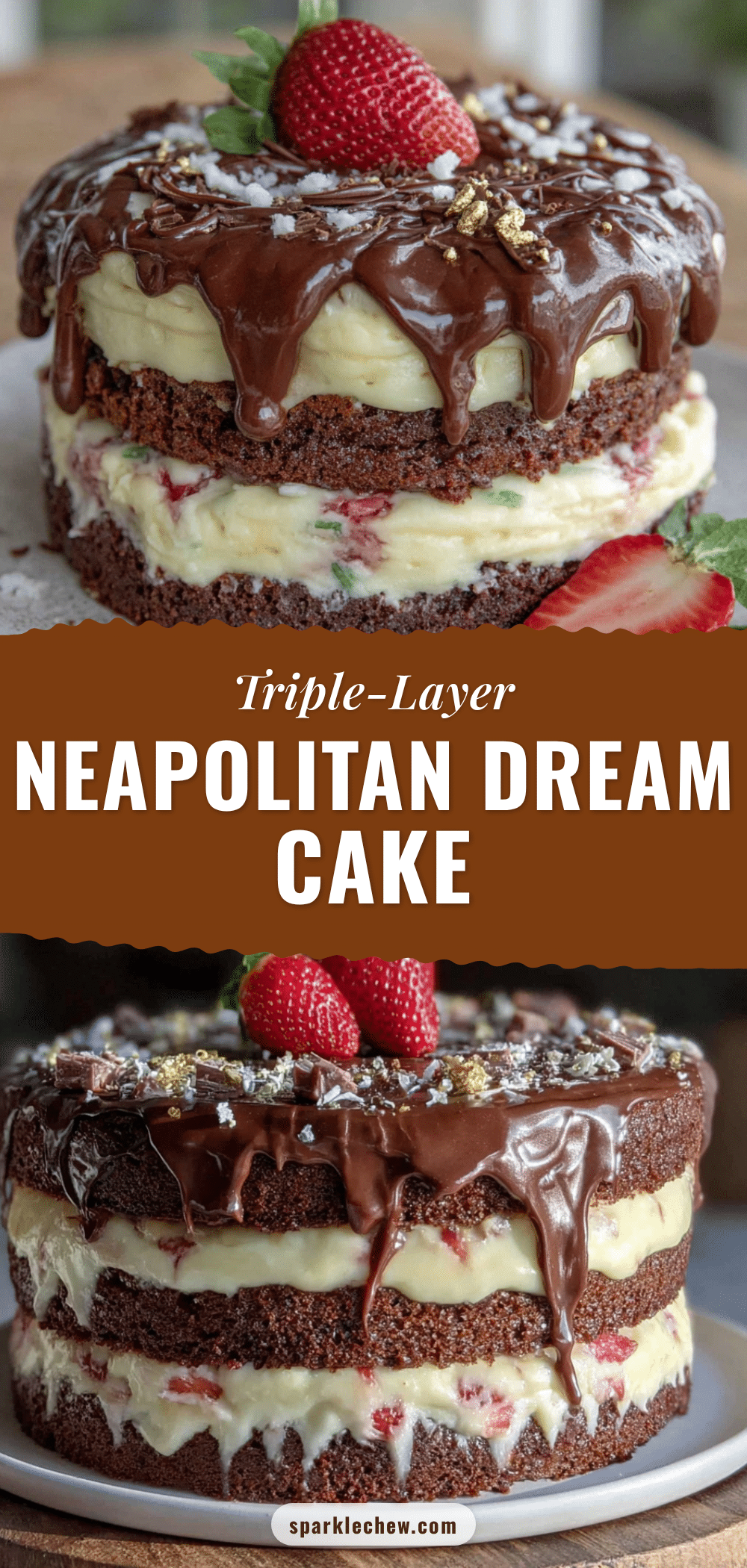 Neapolitan layer cake recipe
