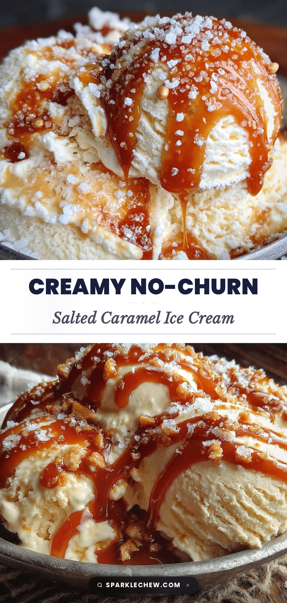 no-churn salted caramel ice cream recipe