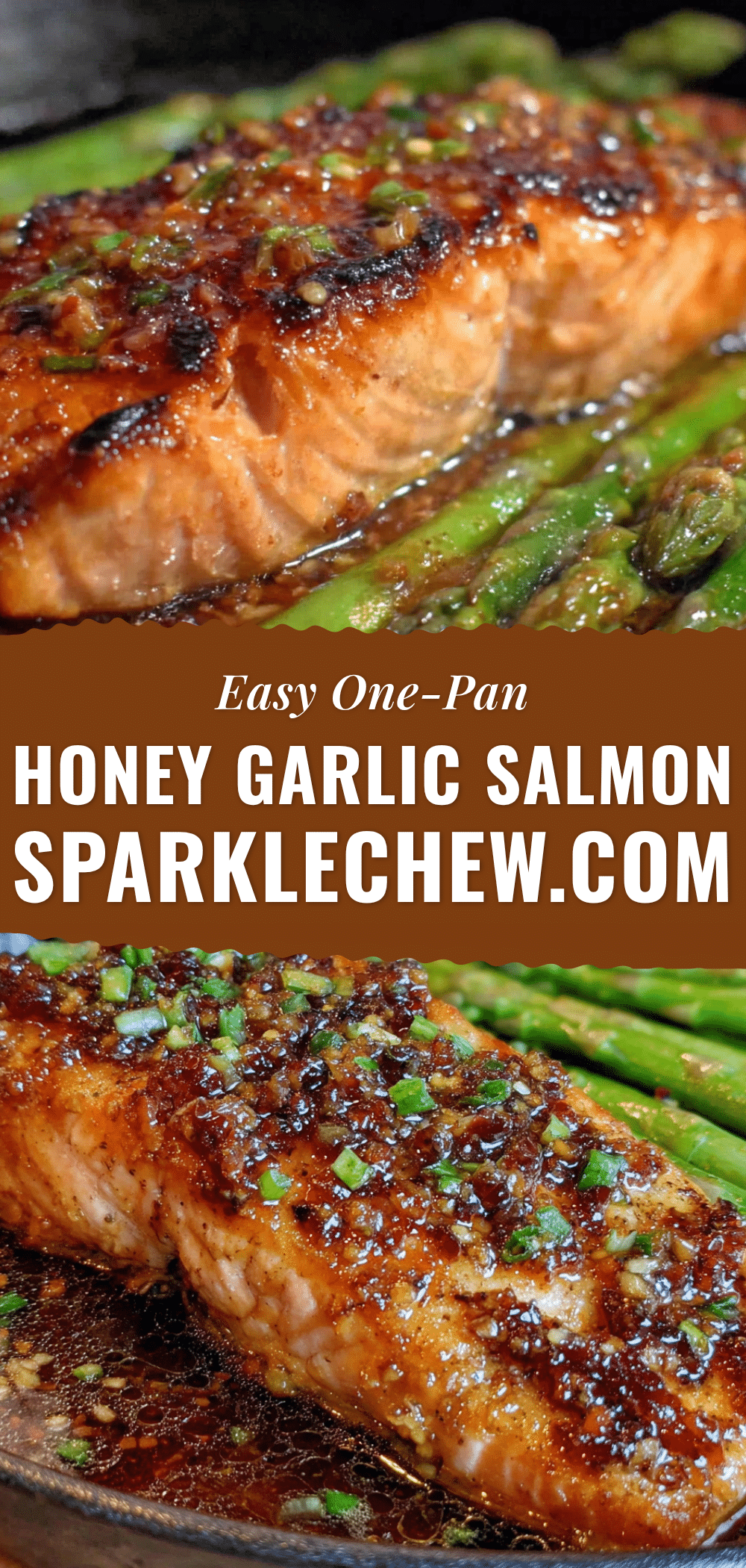 one-pan honey garlic salmon with asparagus recipe