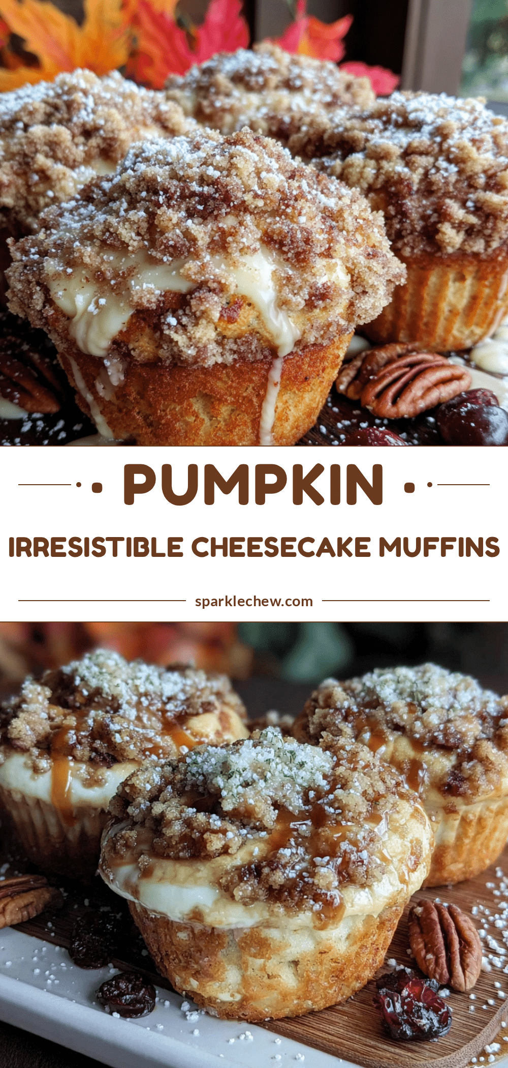 Pumpkin Cheesecake Muffins recipe