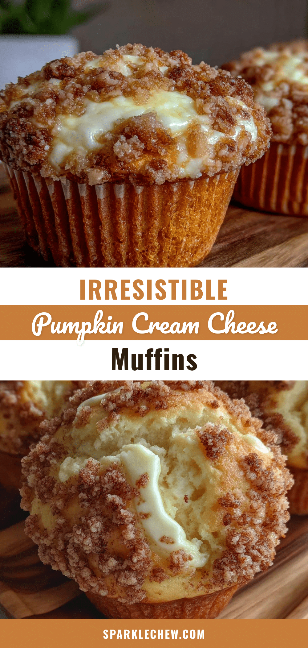 pumpkin cream cheese muffins recipe
