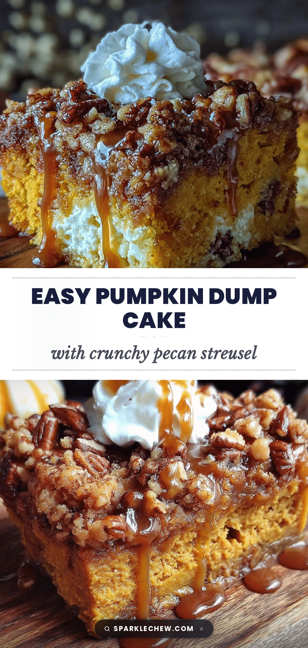 pumpkin dump cake recipe