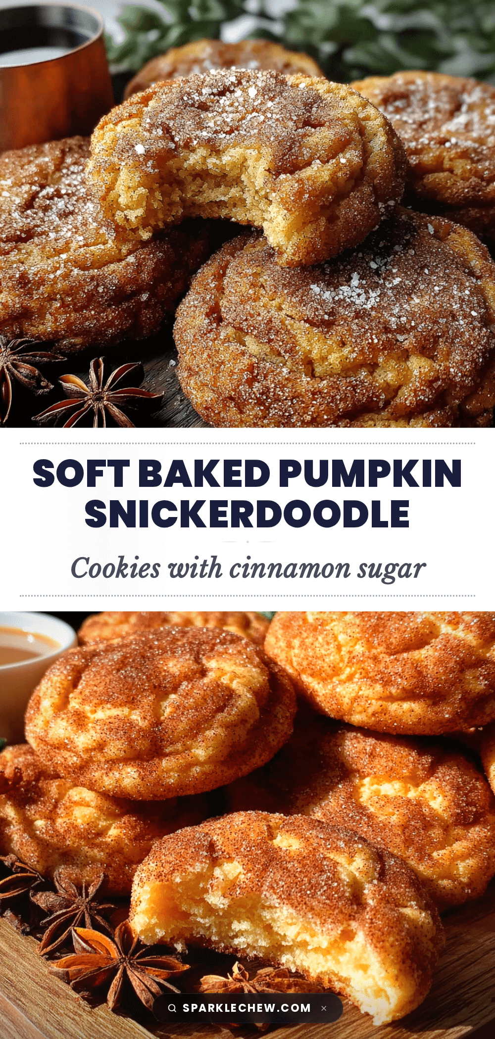 pumpkin snickerdoodle cookies recipe