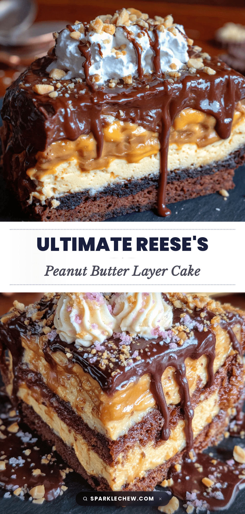 Reeses Peanut Butter Layer Cake recipe