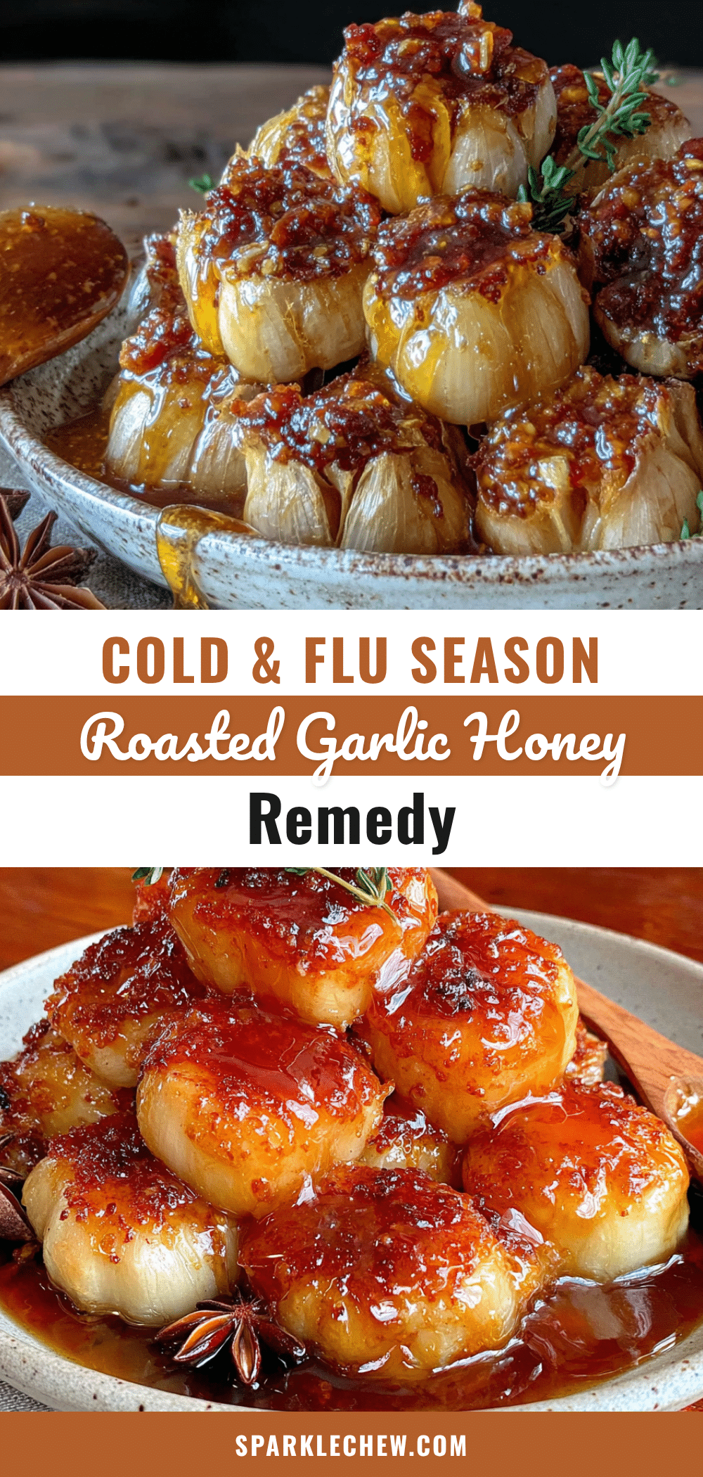 roasted garlic honey for cold season recipe