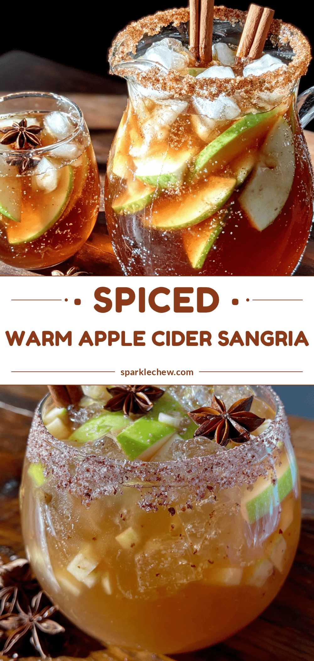 spiced apple cider sangria recipe