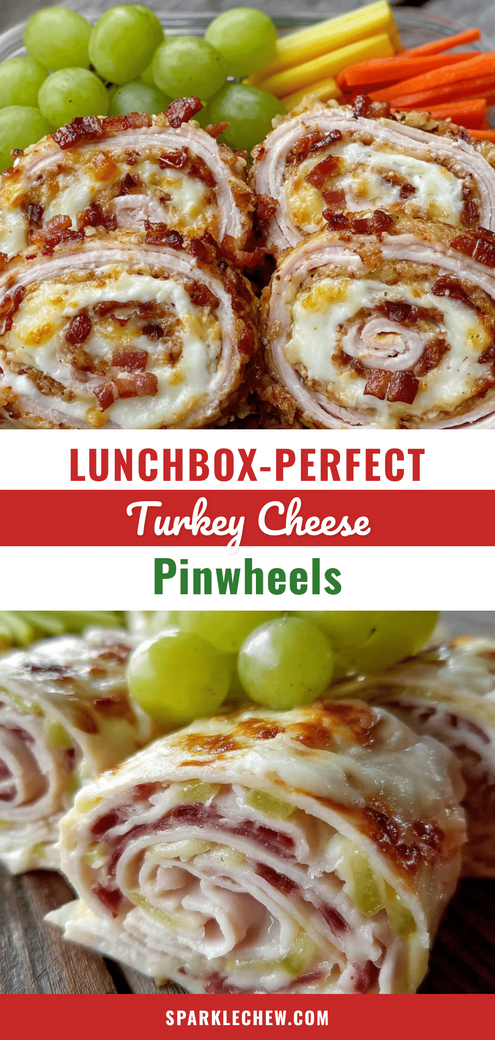 turkey and cheese pinwheel roll-ups recipe