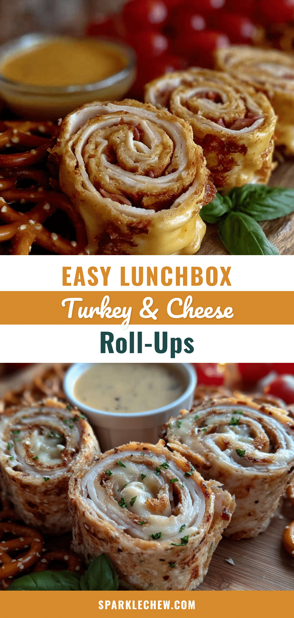 turkey and cheese roll-ups recipe