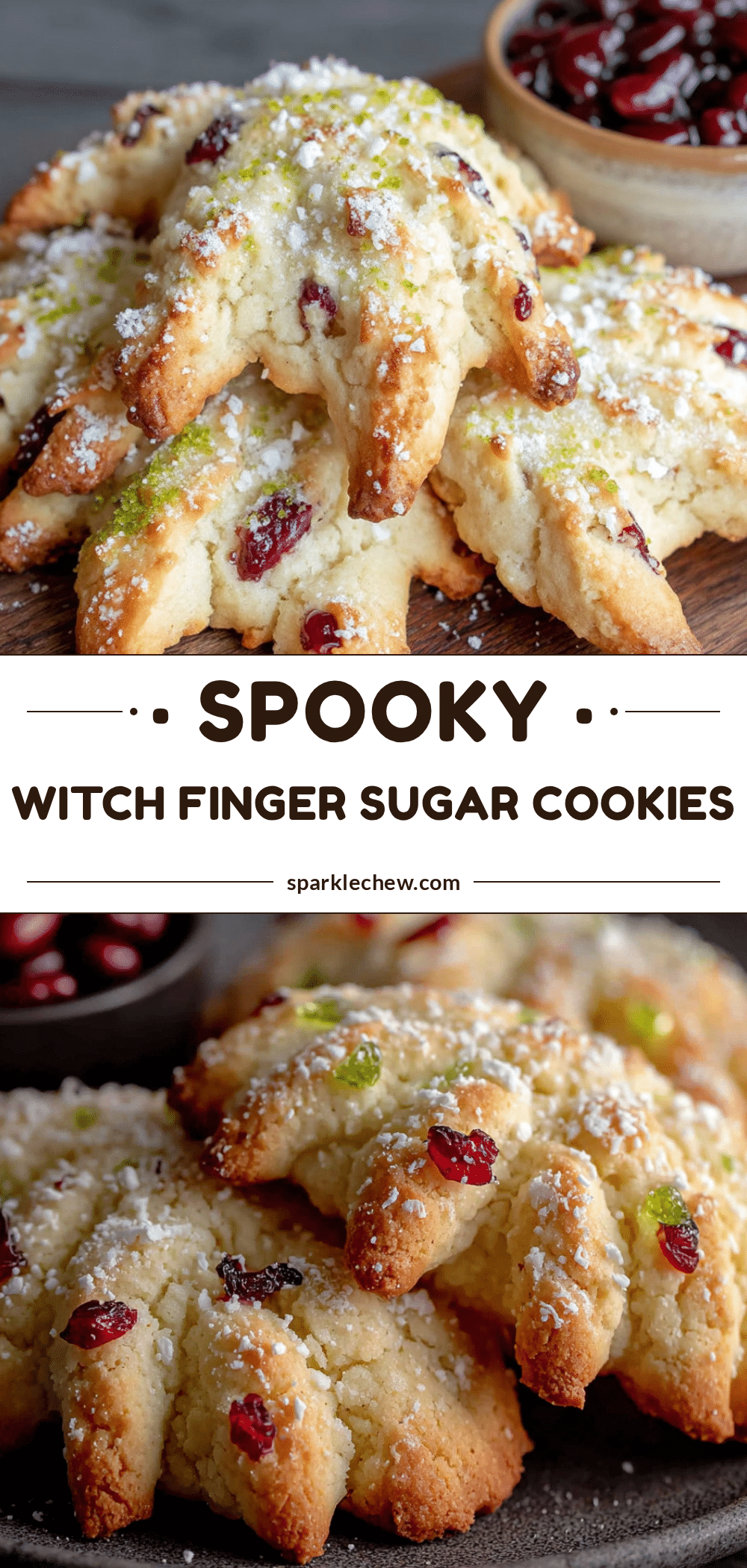 witch finger sugar cookies recipe