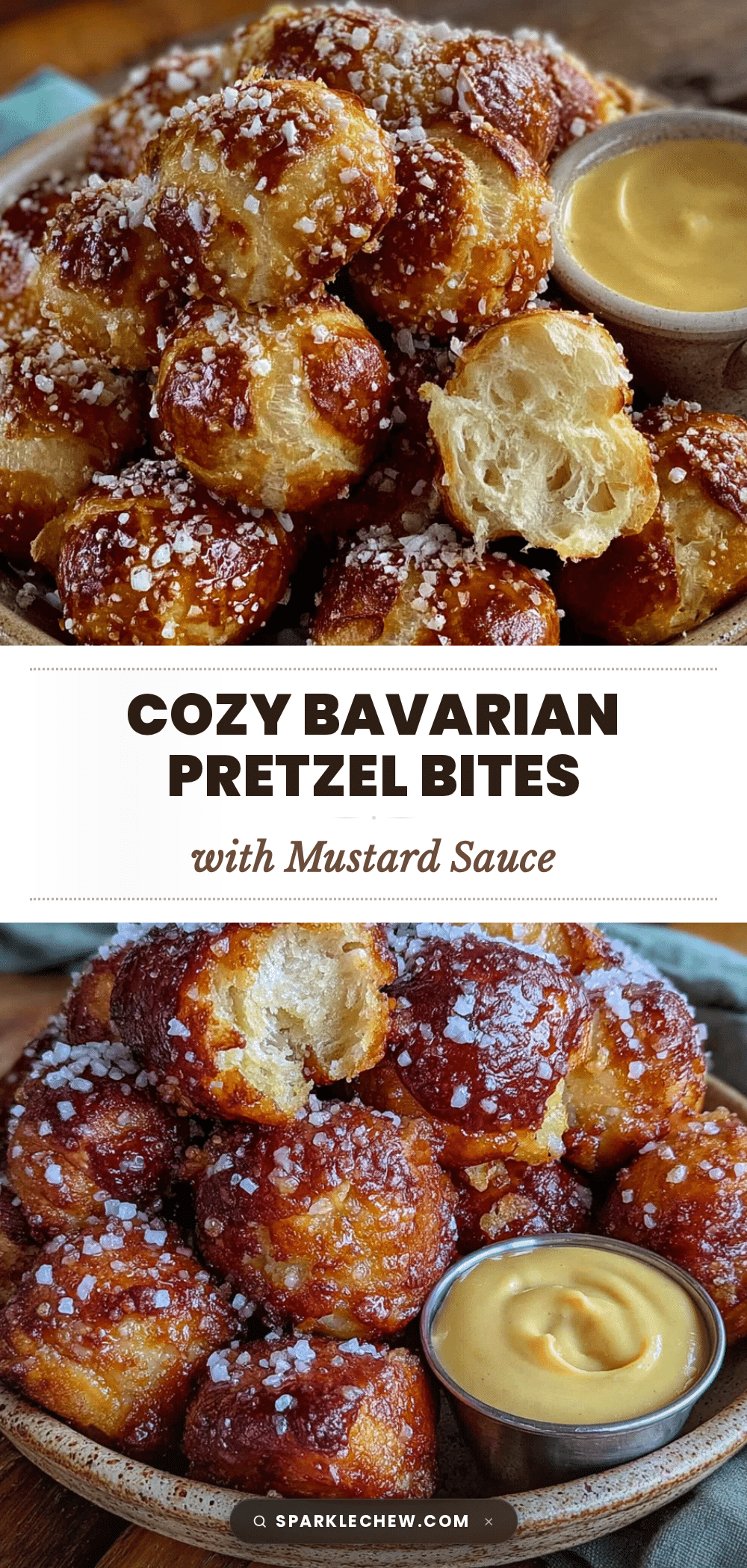 Bavarian pretzel bites recipe