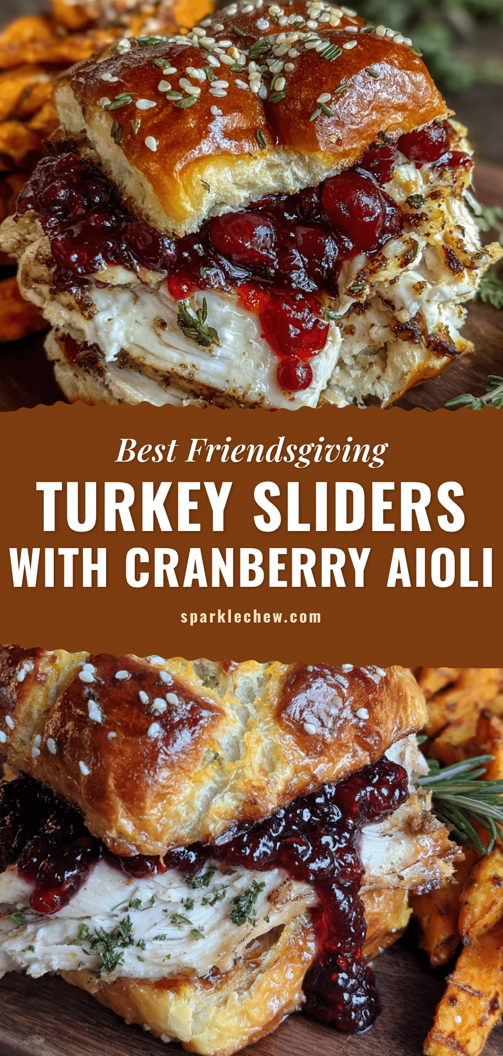 best friendsgiving turkey sliders with cranberry aioli recipe