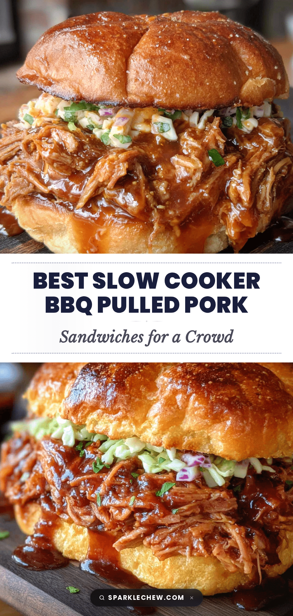best slow cooker BBQ pulled pork sandwiches for a crowd recipe