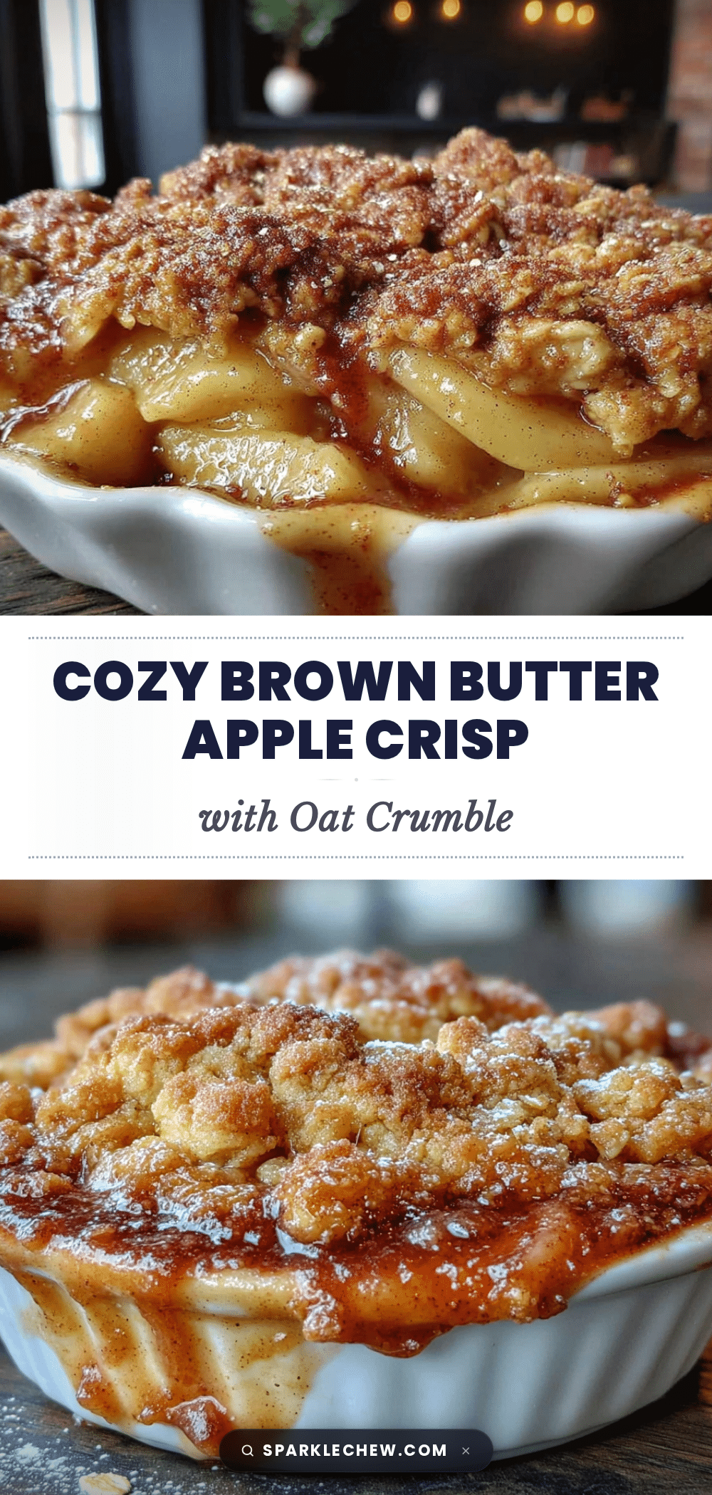 brown butter apple crisp recipe